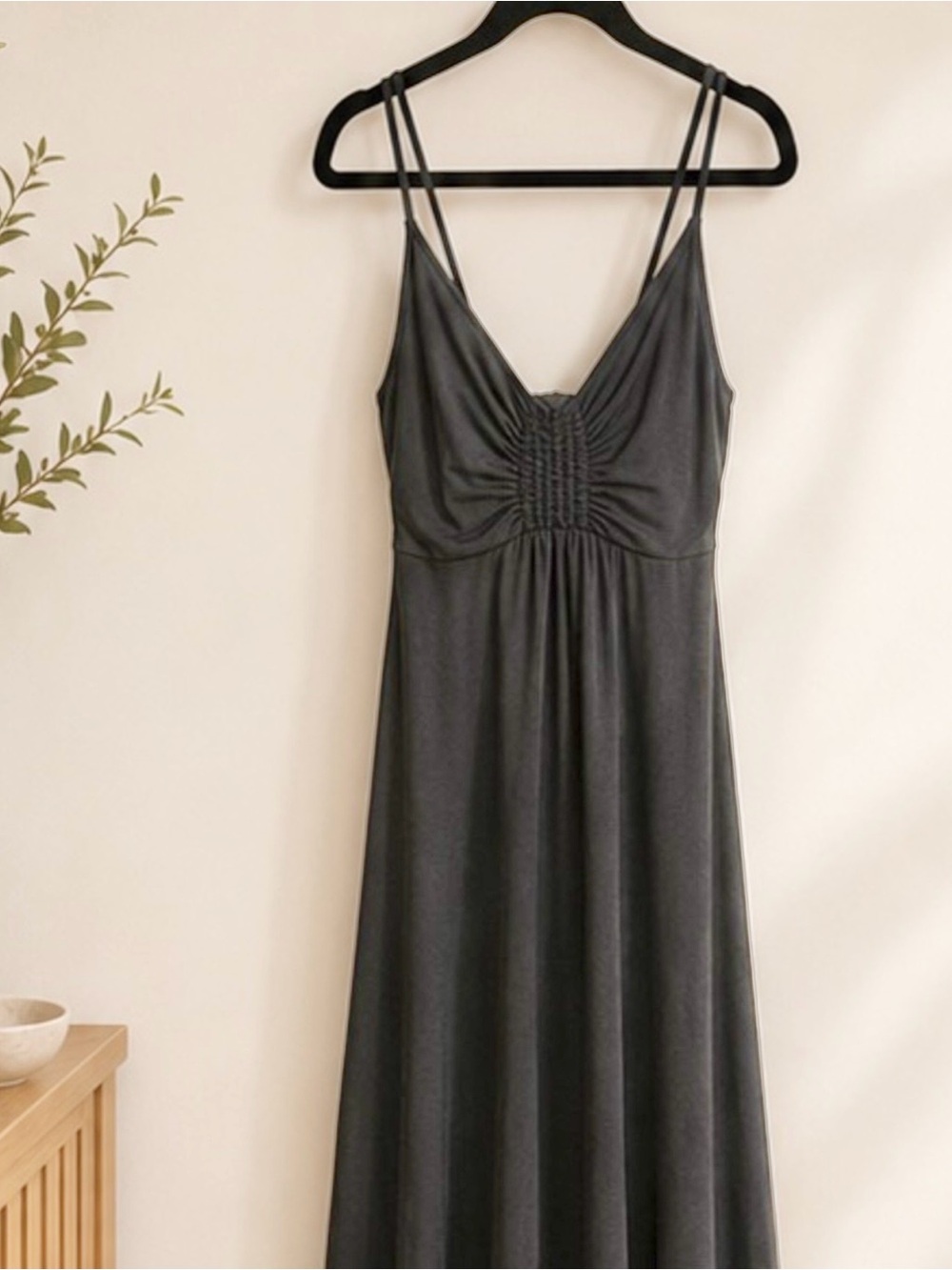 Black Strapless Maxi Dress